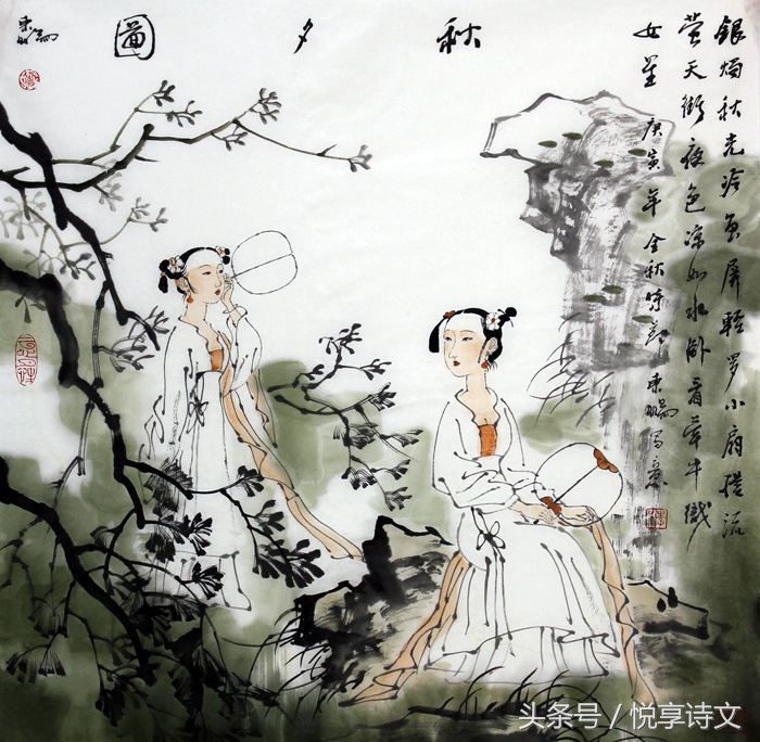玉露生秋衣，流萤飞百草 静阅十五首古诗词里的轻罗小扇扑流萤-第1张图片-非凡网