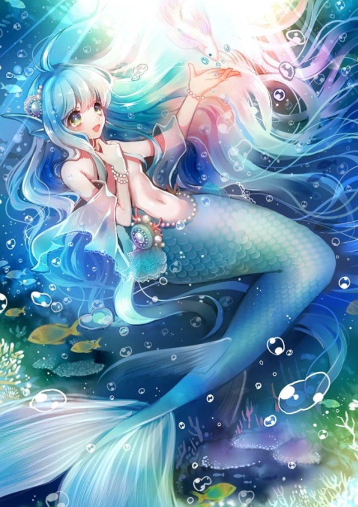 十二星座美人魚樣子夢幻(十二星座化身美人魚)