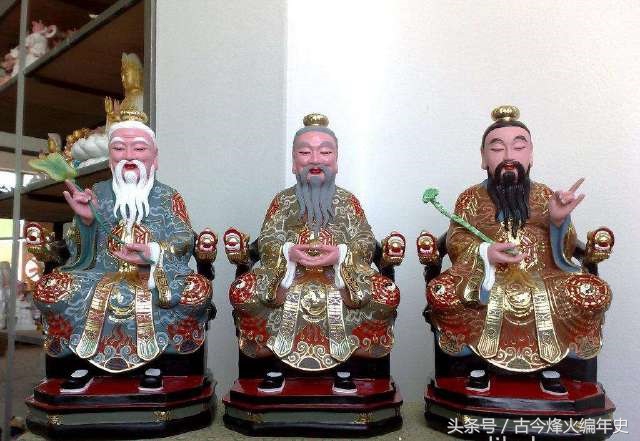 中国神仙排名：一尊二祖三清四御五老分别是谁？你都知道吗？