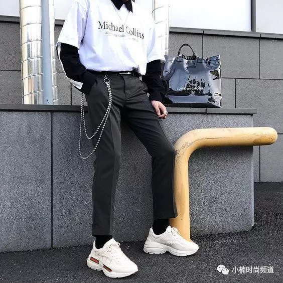 男士穿搭：铁腰链潮流大回归，妙用「裤链」让你变身硬派型男