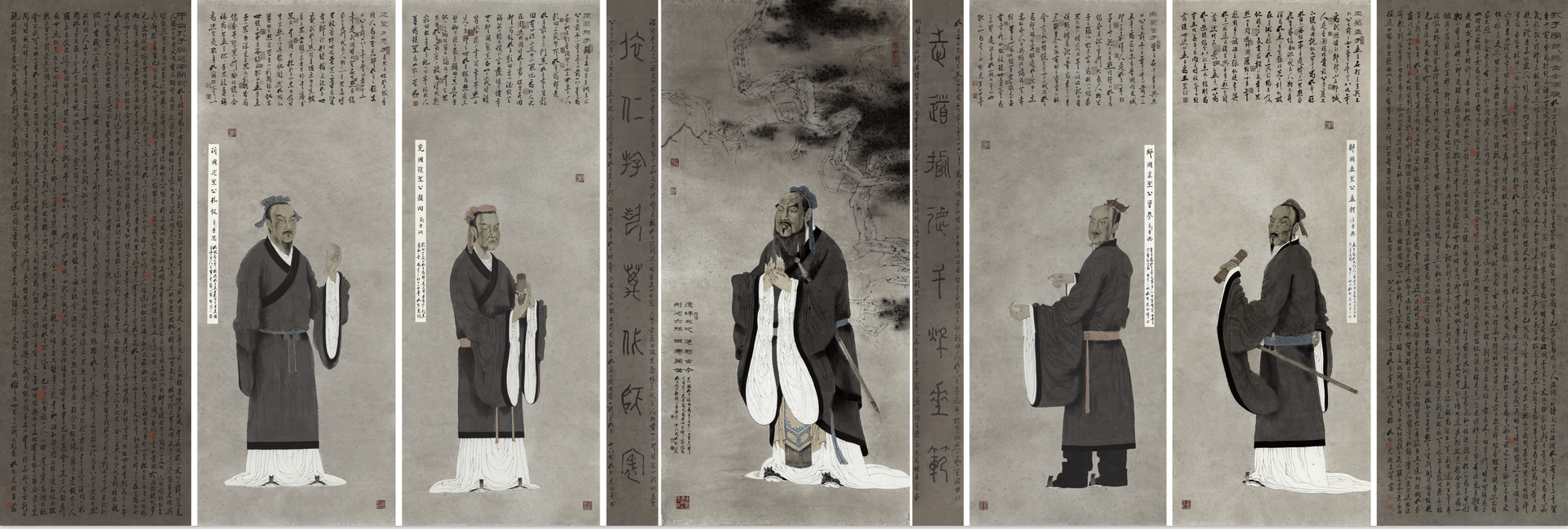 高士美人  杏坛蘅芷——著名画家孔维克丹青怀古遥寄名士