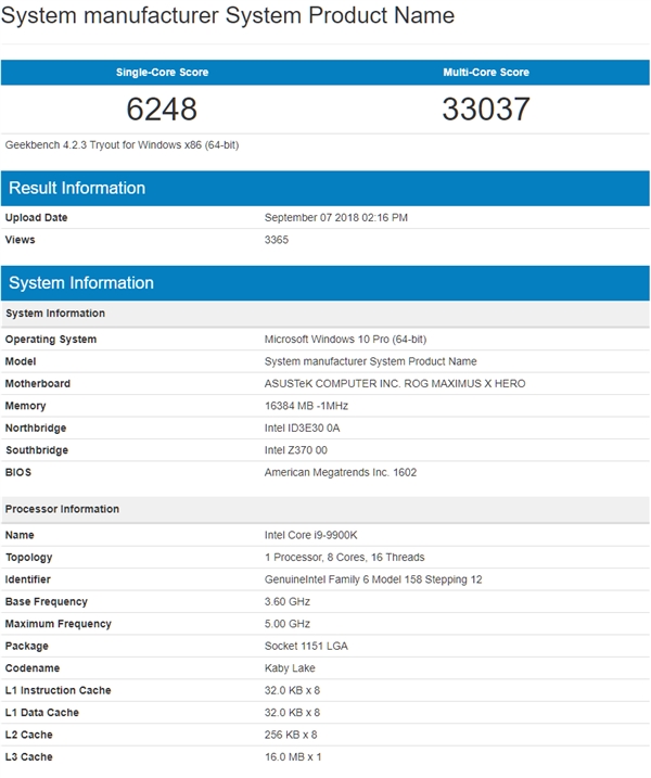 Intel i9/i7/i5处理器新产品显卡跑分讲解：大中型对战游戏有优点