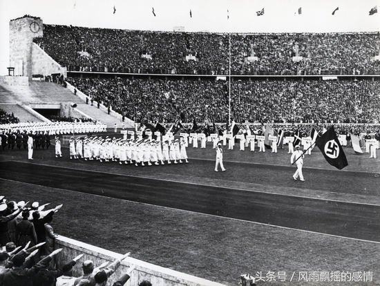 奥运会运动员进场要多久(1936年柏林奥运会，百余名中国运动员入场，日本运动员戴着军帽！)