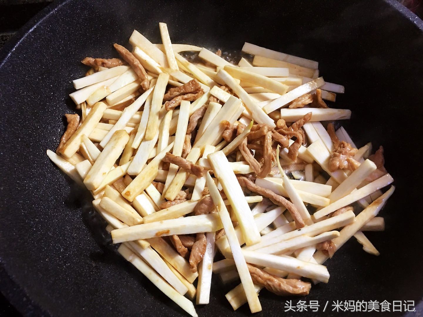 圖片[10]-茭白炒肉做法步驟圖 簡單一炒異常美味-起舞食譜網