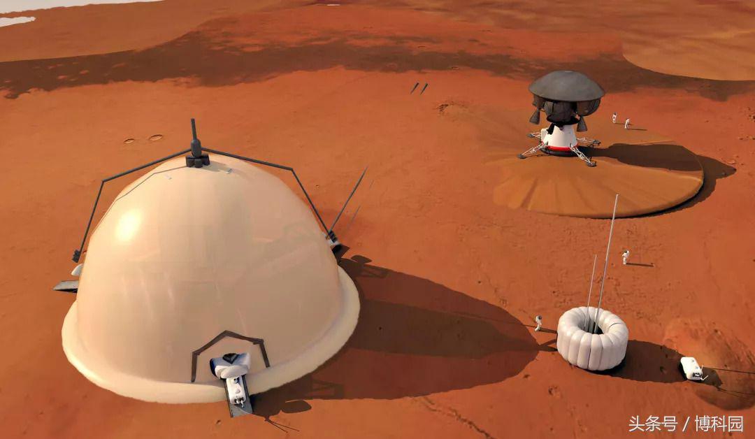 火星探险者可住在靠近火星北极的“冰屋”里