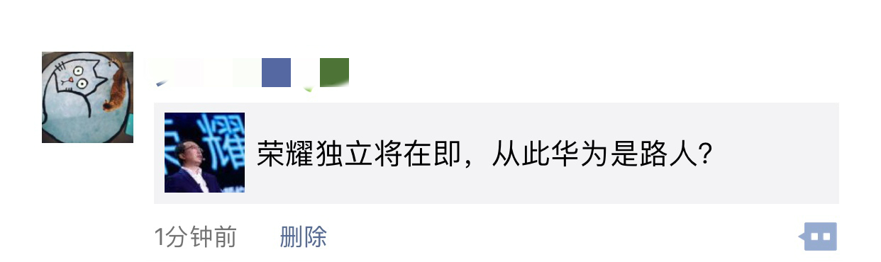 荣誉将从华为公司单独？首席总裁赵明答复分户传言：一直坚持双品牌策略！