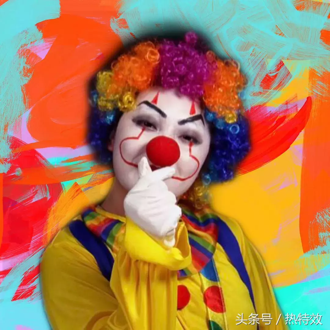 万圣节必备小丑妆教程,好可爱啊,看完你也会