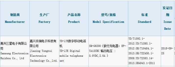 三星Galaxy P30亮相工信部官网，确定不起作用上屏幕指纹技术性