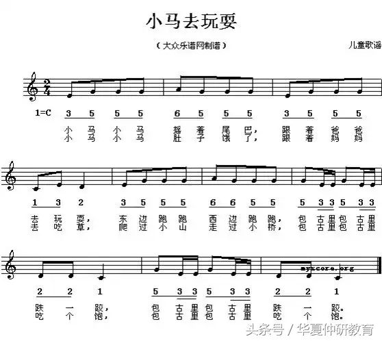 儿歌电子琴简谱,10首幼儿园儿童歌曲钢琴简谱,老师们拿走不谢!