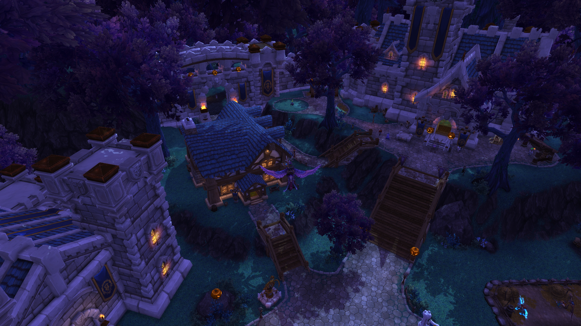 魔兽世界：万圣节幽灵要塞装扮 幽灵小蜘蛛和幽灵老鼠宠物