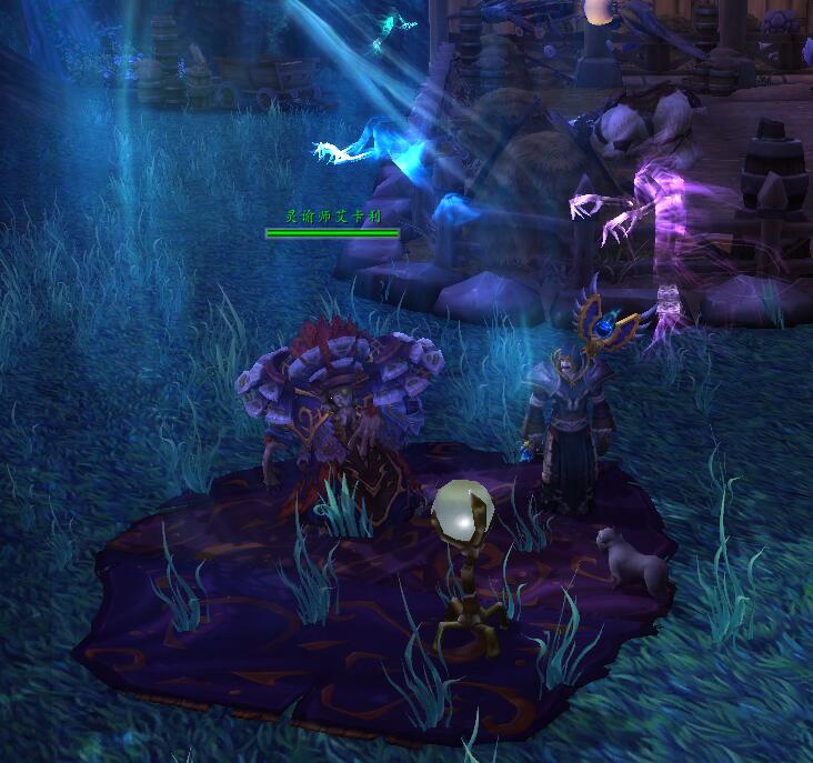 魔兽世界：万圣节幽灵要塞装扮 幽灵小蜘蛛和幽灵老鼠宠物