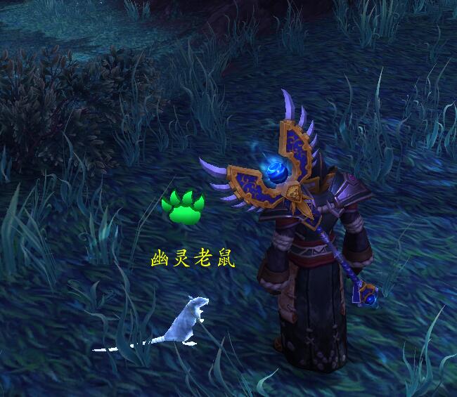 魔兽世界：万圣节幽灵要塞装扮 幽灵小蜘蛛和幽灵老鼠宠物