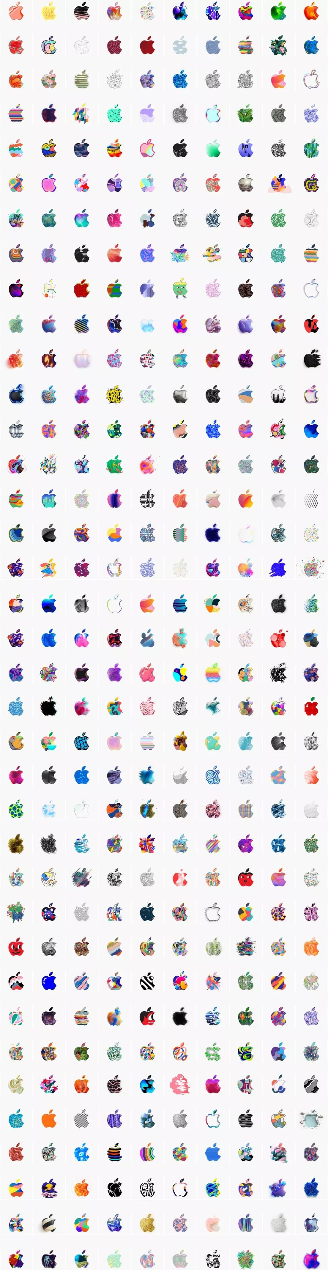 苹果一口气设计了370个logo，十月发布会有啥新花样？