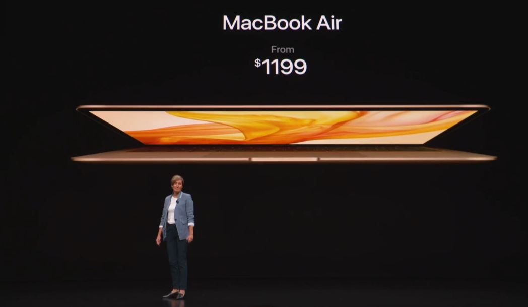 1199刀起！全新升级MacBook Air公布：更加轻更薄，显示屏、特性提高明显