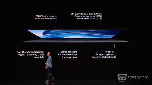 苹果发布最新款MacBook Air，有着Retina屏而且更轻巧