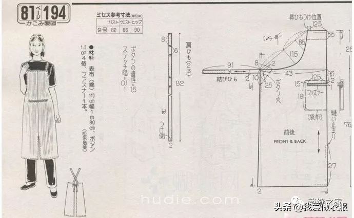 收集的多款家居，围裙裁剪图