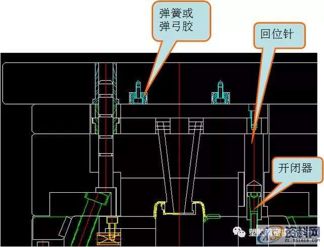 塑胶模具设计之斜顶结构设计，点击收藏