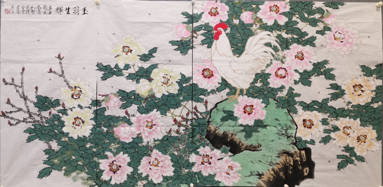 周彥生條屏畫展在河南省漯河市舉行