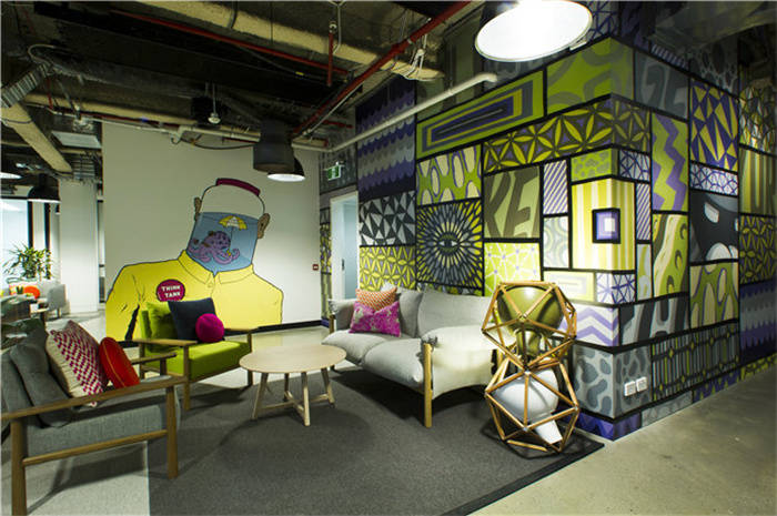 创意休闲的办公室设计，在这里面办公是一种享受