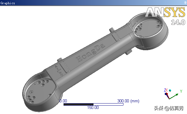 Ansys workbench14.0机械设计模块中静力分析案例