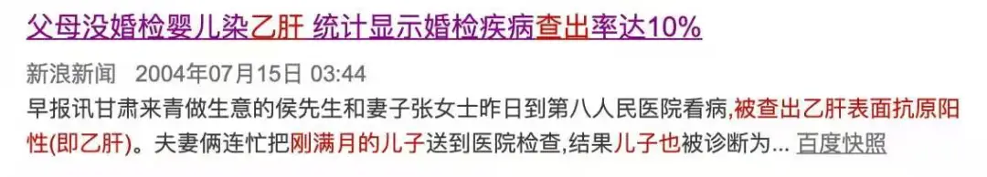 婚检,你做了吗?