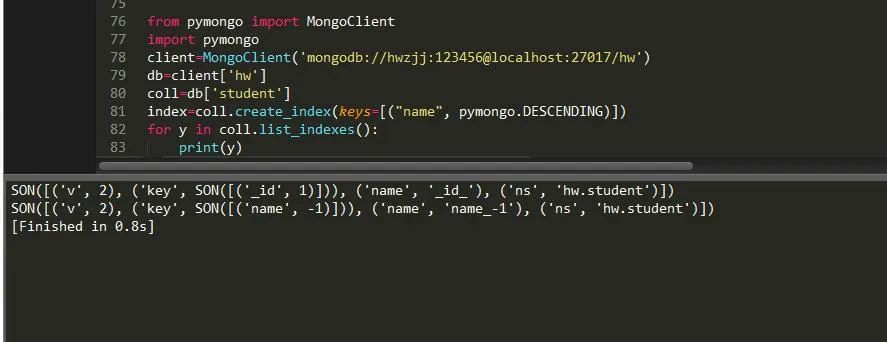 Python也能操作MongoDB数据库