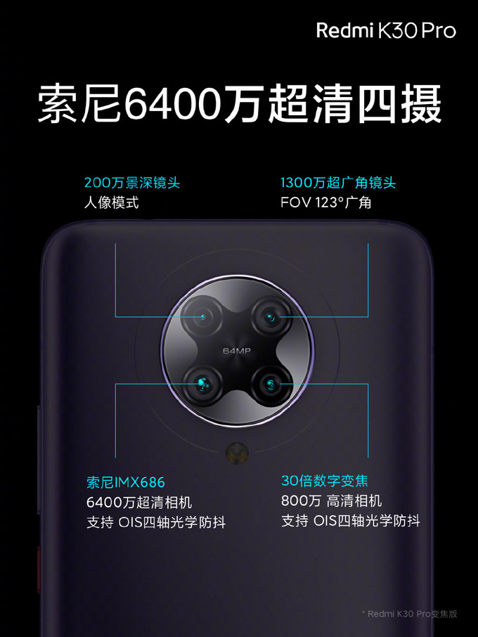 骁龙865旗舰级重返2999！ 红米noteK30 Pro 5G手机上宣布公布