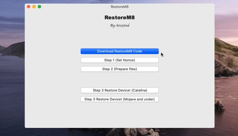 iOS 13.4.1 能够 退级更低？RestoreM8 退级专用工具
