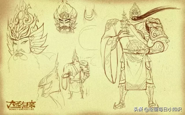 大圣归来的原画手稿太惊艳了!快来pick一下
