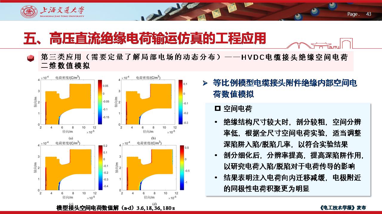 上海交大尹毅教授：聚合物绝缘高电场下电荷输运的数值仿真及应用