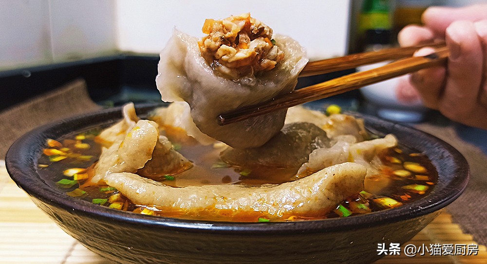 图片[2]-芋头饺子你吃过吗？它口感爽滑筋道味道鲜香 冬天来一碗浑身暖和-起舞食谱网