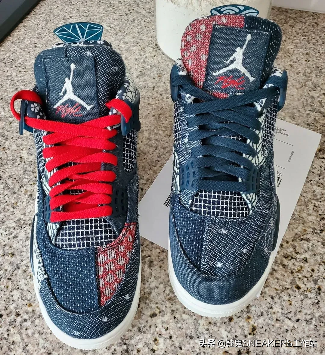 骚的起飞！Air Jordan 4"亚逼"配色提前上脚泄露