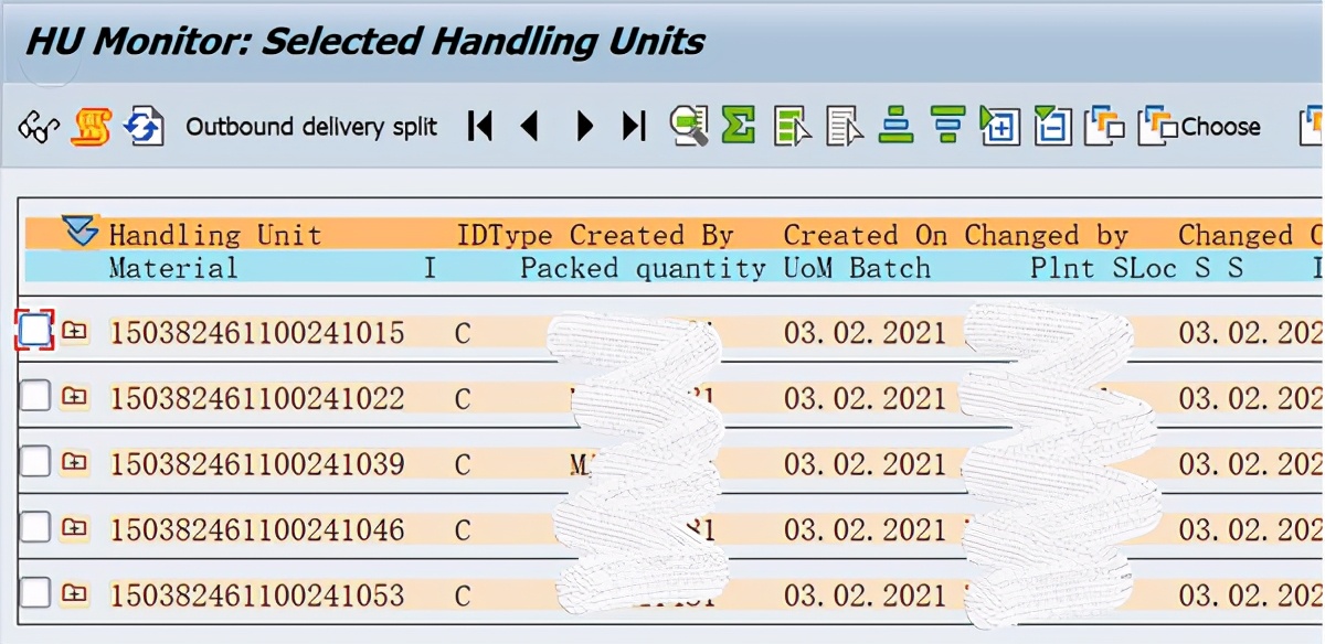 SAP PP 启用了HU管理下的工单入库