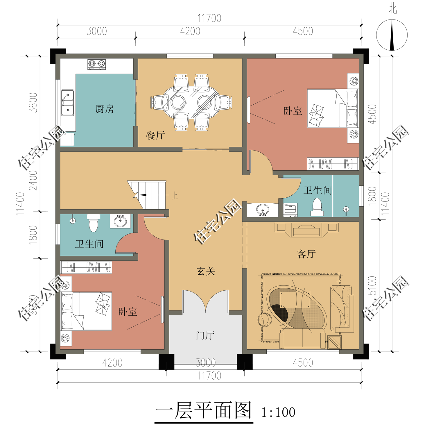 准备了30万回农村建房，选了10套图纸，大家帮我看看哪套好？