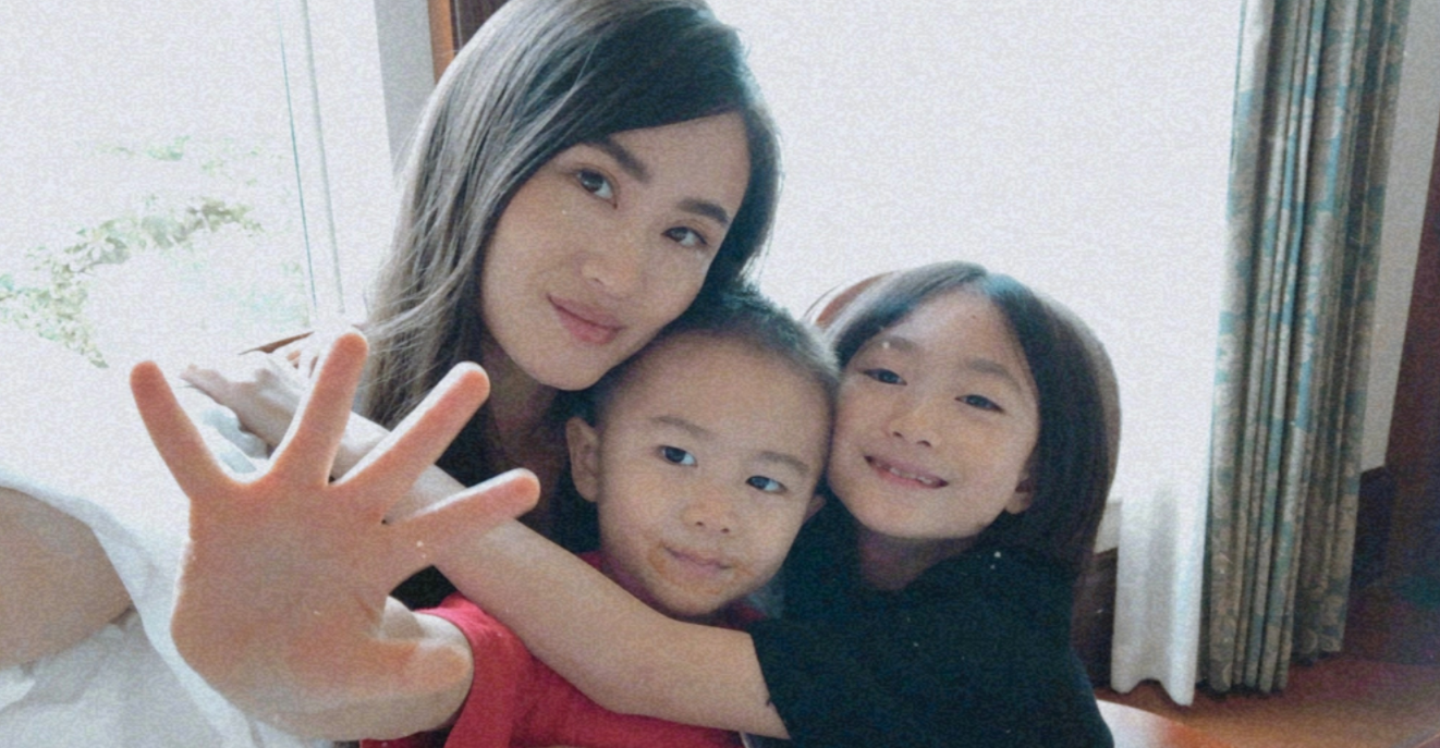 李小鵬為妻子慶生，李安琪與兒女齊出鏡，個個顏值在線