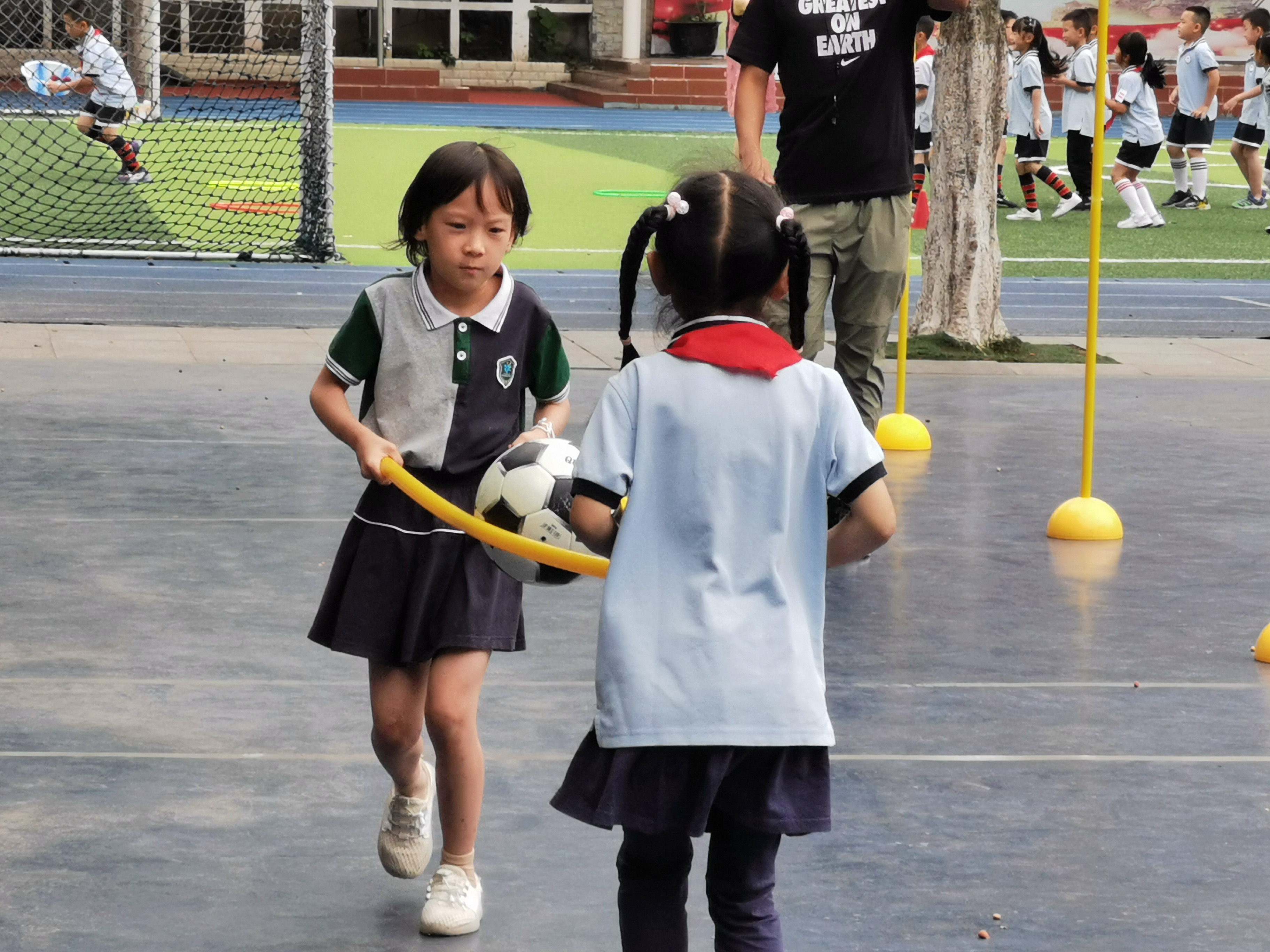 德阳市第一幼儿园科学幼小衔接之走进德阳市第一小学校