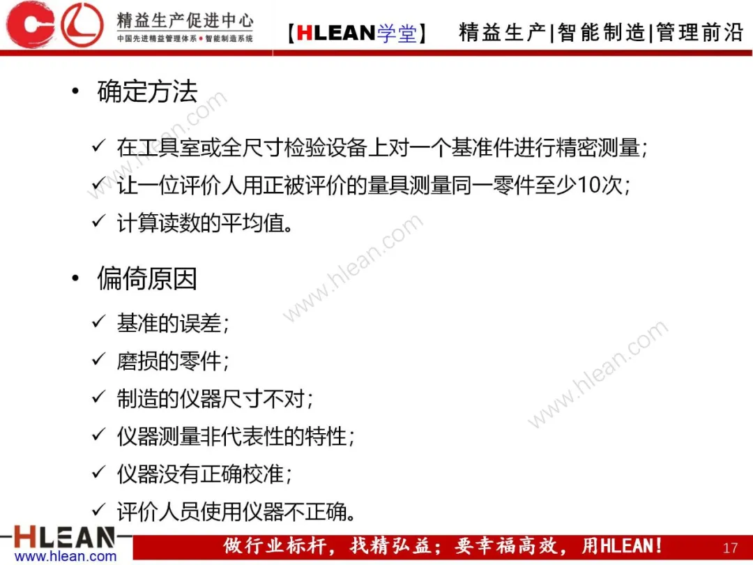 「精益学堂」测量系统分析