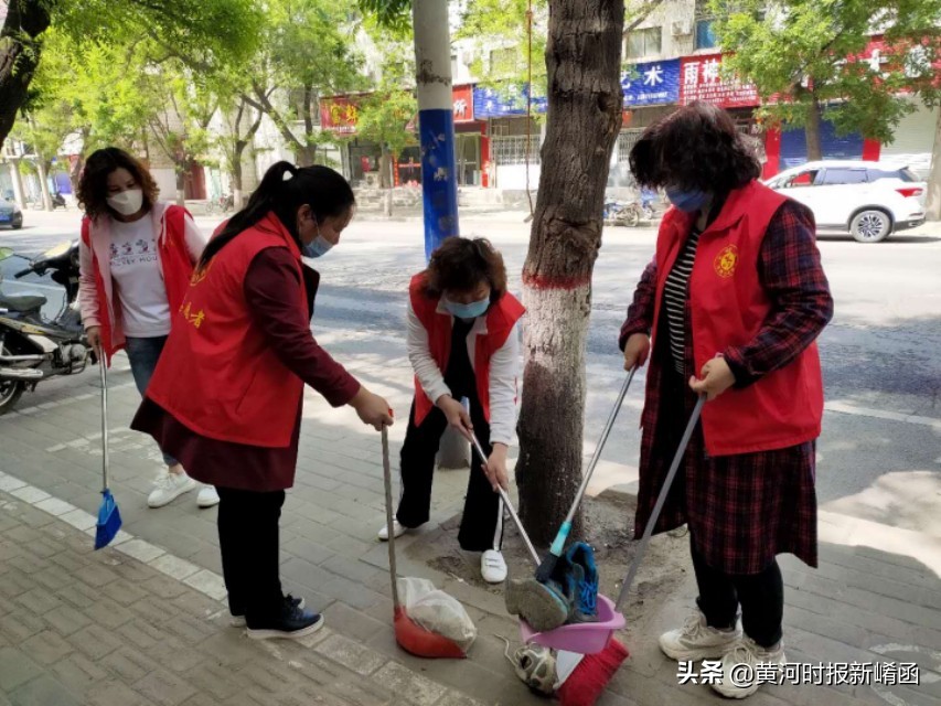灵宝市涧西区桃林社区五四青年节“让青春在奋斗中闪光”