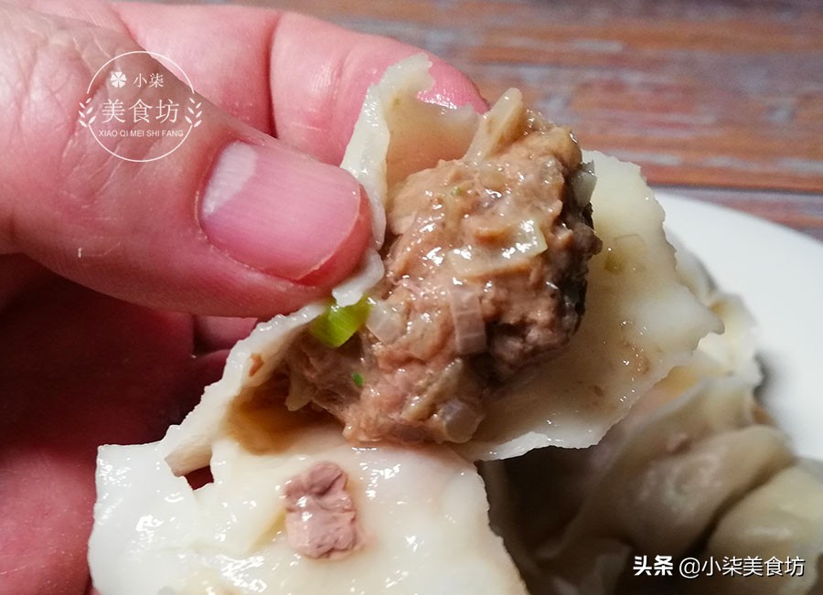 图片[3]-饺子馅独特做法 过年必备 这样做味美汤汁多 比灌汤包都好吃-起舞食谱网