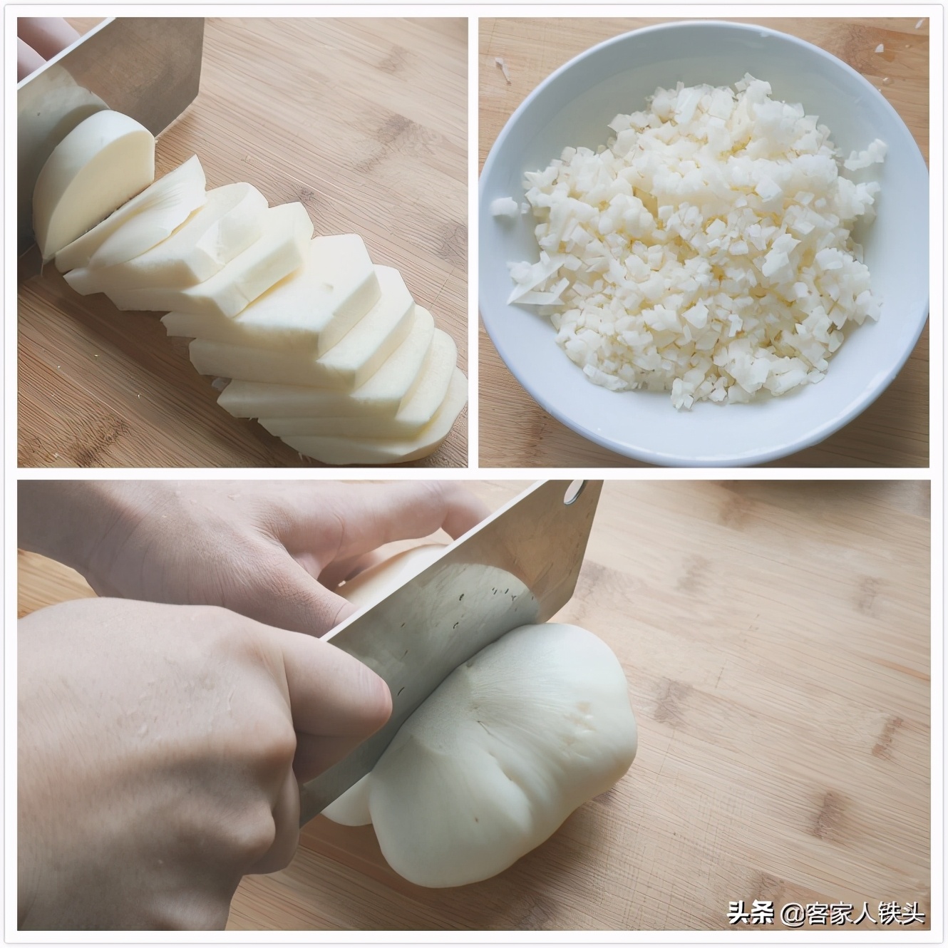 客家酿油豆腐新吃法，加一个沙葛，口感好鲜香味美，咬一口满嘴汁