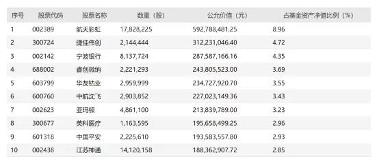 机构加仓方向大曝光！十大明星经理重仓股