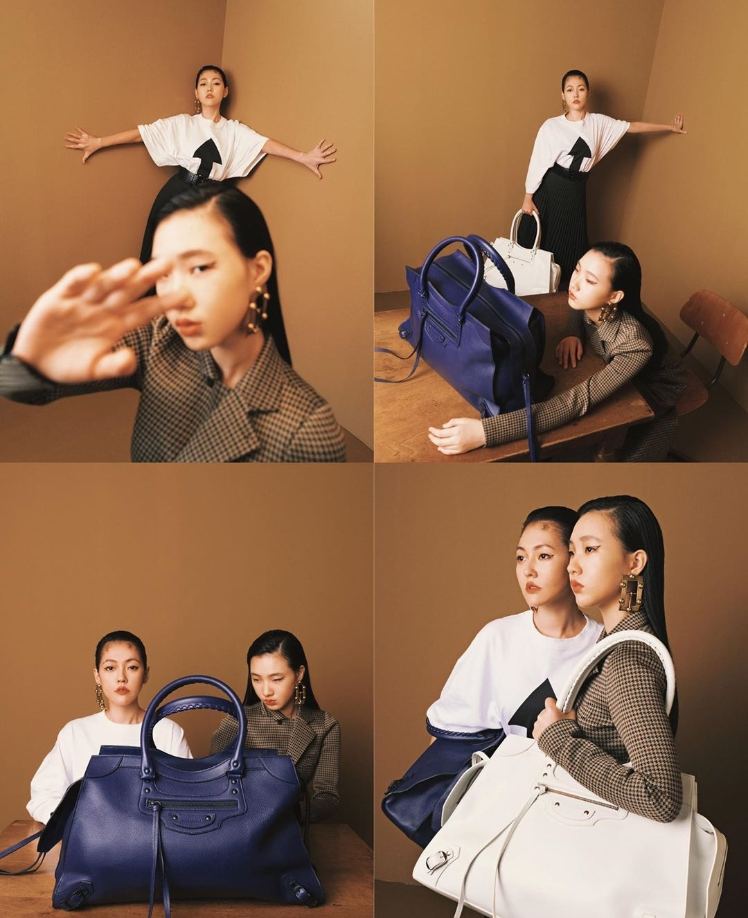 小S攜大女兒拍寫真，14歲許曦文穿搭成熟，母女神態高冷像姐妹