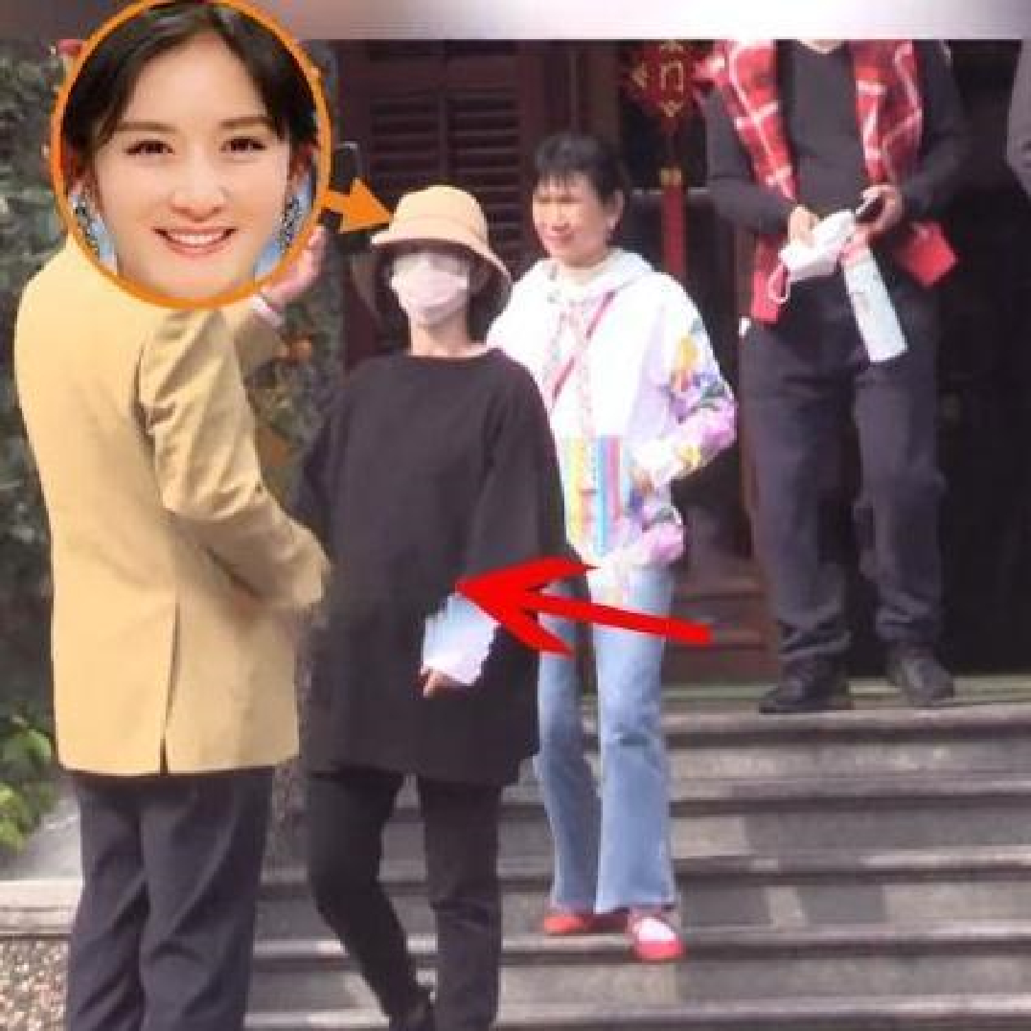40岁谢娜挺二胎孕肚出街，母亲搀扶行走，网友怀疑又是双胞胎