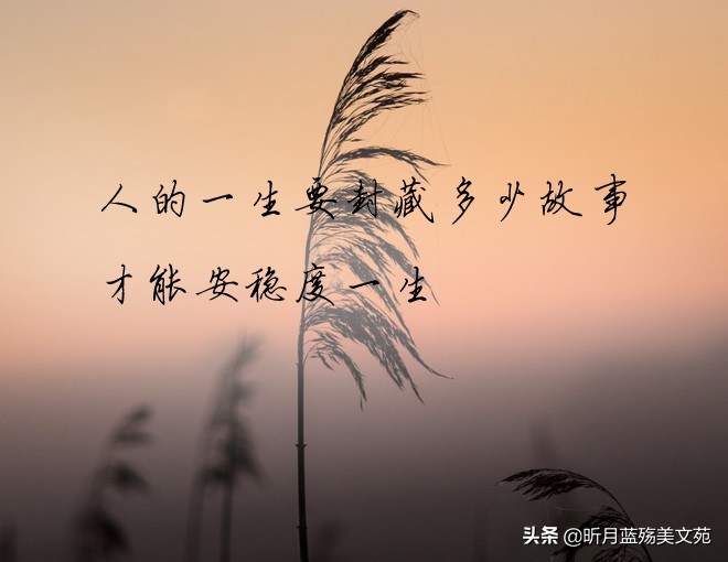 愿一切安好的优雅句子 愿你余生安好图片