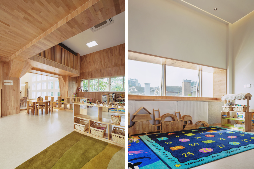 幼儿园设计｜化繁为简，回归自然，用原木风创造最温馨的学习环境