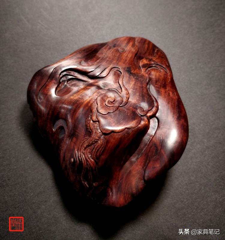 海南黄花梨《祥龙香插摆件》