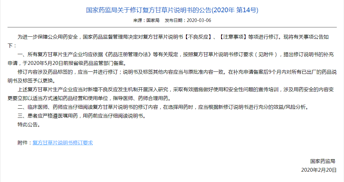 止咳神药甘草片，为什么药店不卖了？医生：它的危害知道的人太少
