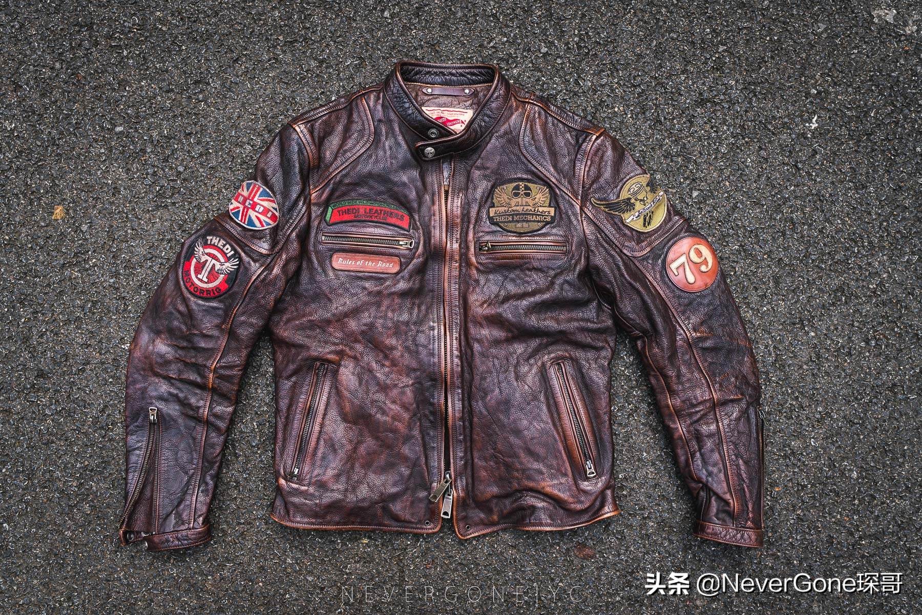 小众没人气的皮衣：Thedi J100做旧机车皮衣