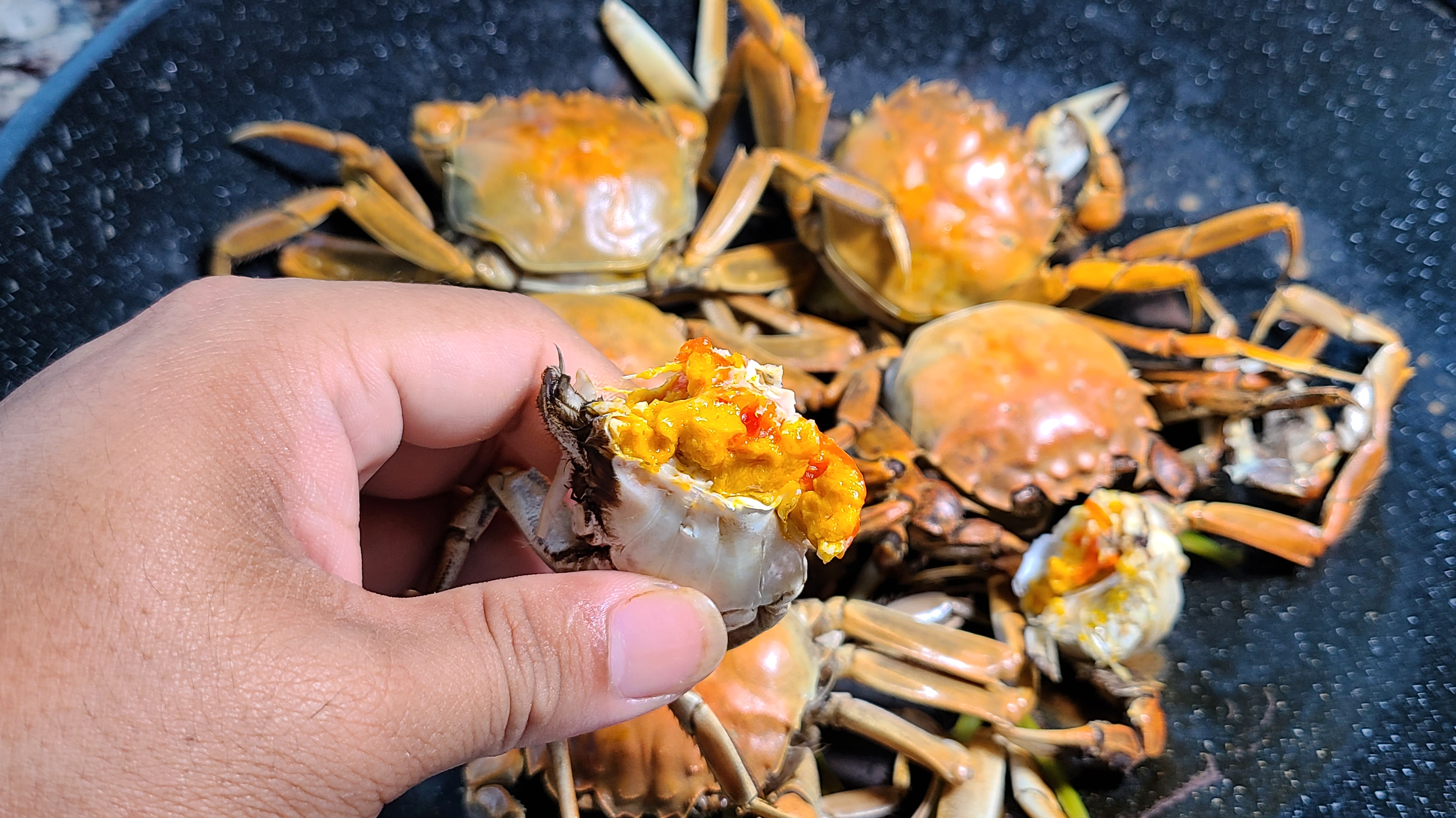 廣東焗螃蟹的做法，簡單好吃香味濃，滿滿的蟹黃看著就饞