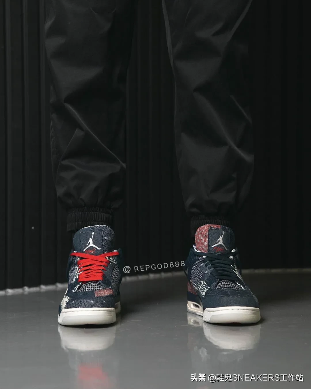 骚的起飞！Air Jordan 4"亚逼"配色提前上脚泄露